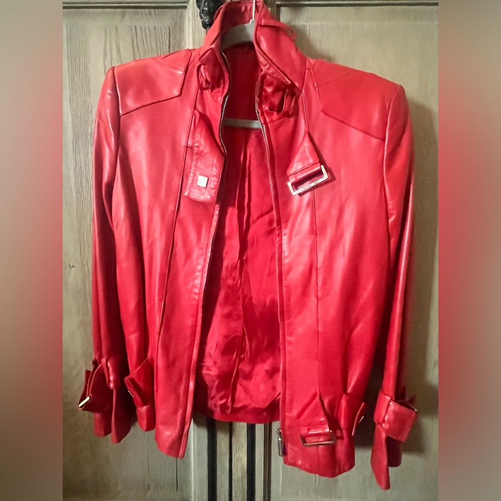Authentic Bottega Veneta leather jacket
